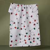 Holiday Lights tea towel
