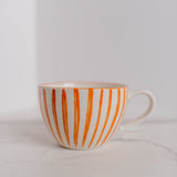 Orange Cabana Stripe Mug