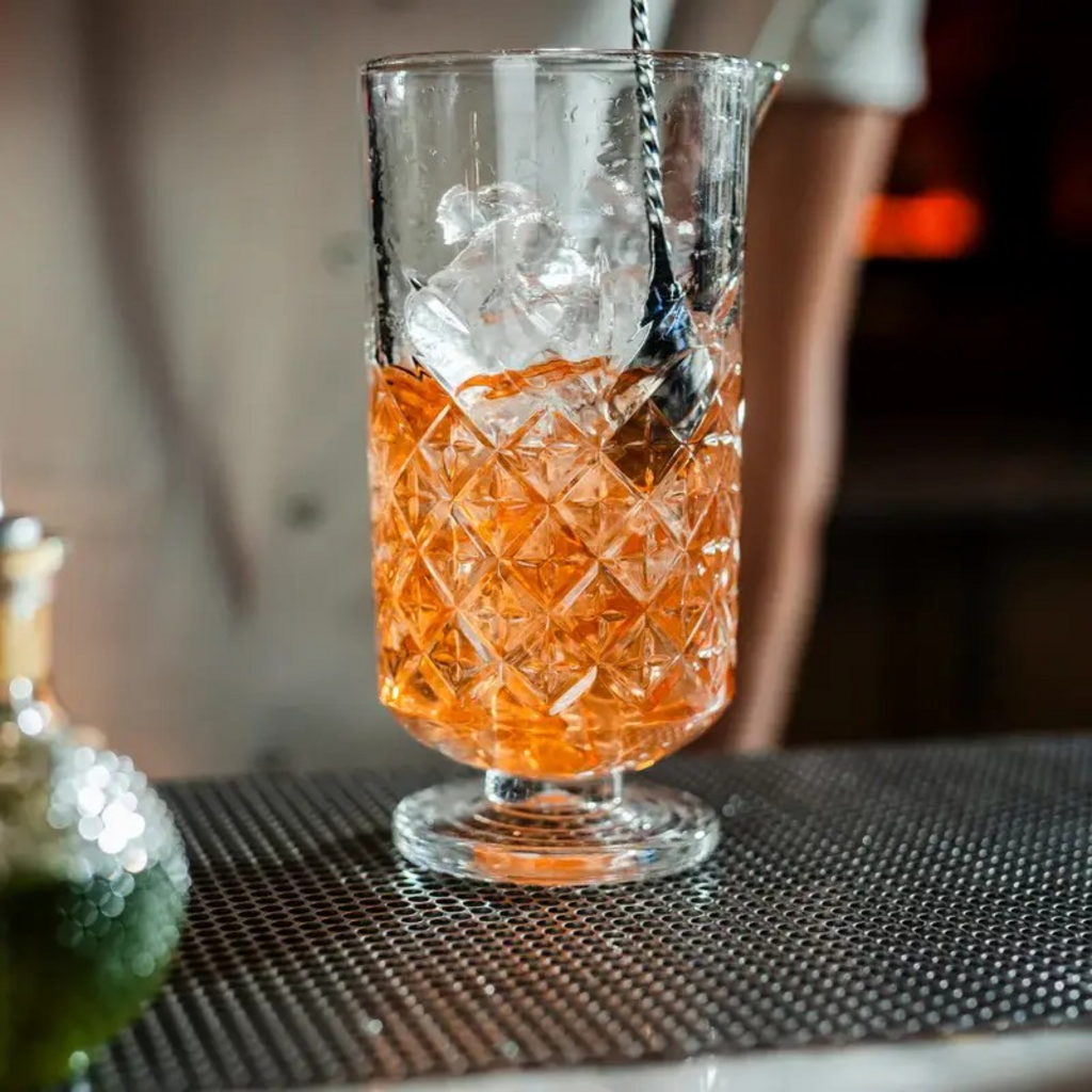 22oz footed mixing glass