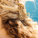 metal butterfly hair claw