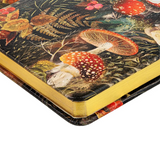 Vegan Leather Hardcover Daily Planner - Forest Mushrooms