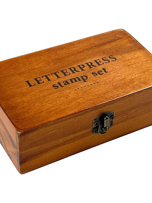 retro alphabet rubber stamps