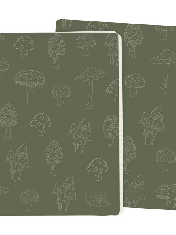 Mushrooms Spiral Notebook