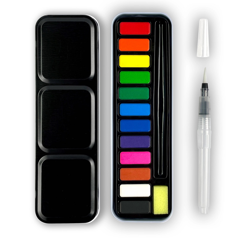 Watercolor Travel Tin