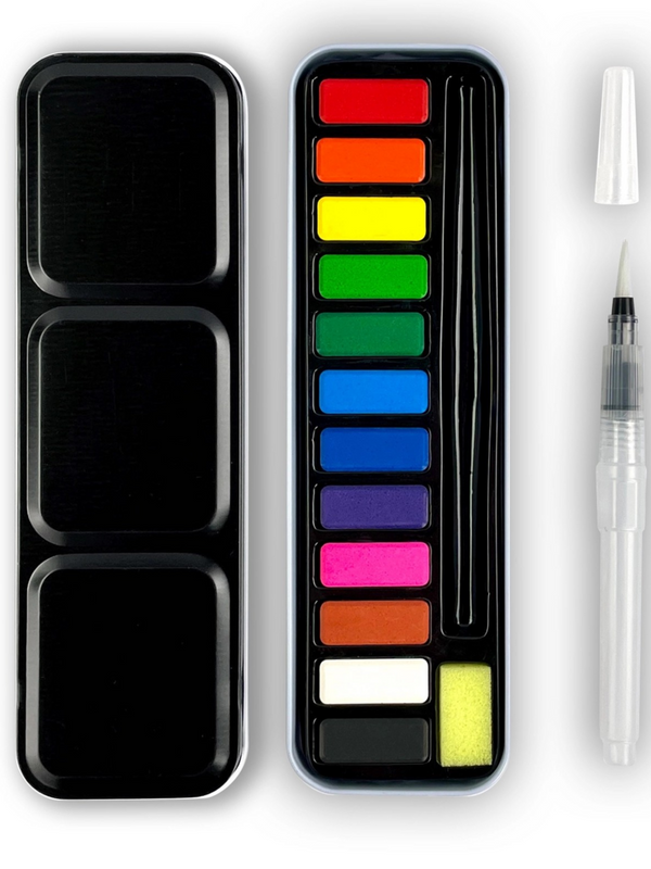 Watercolor Travel Tin