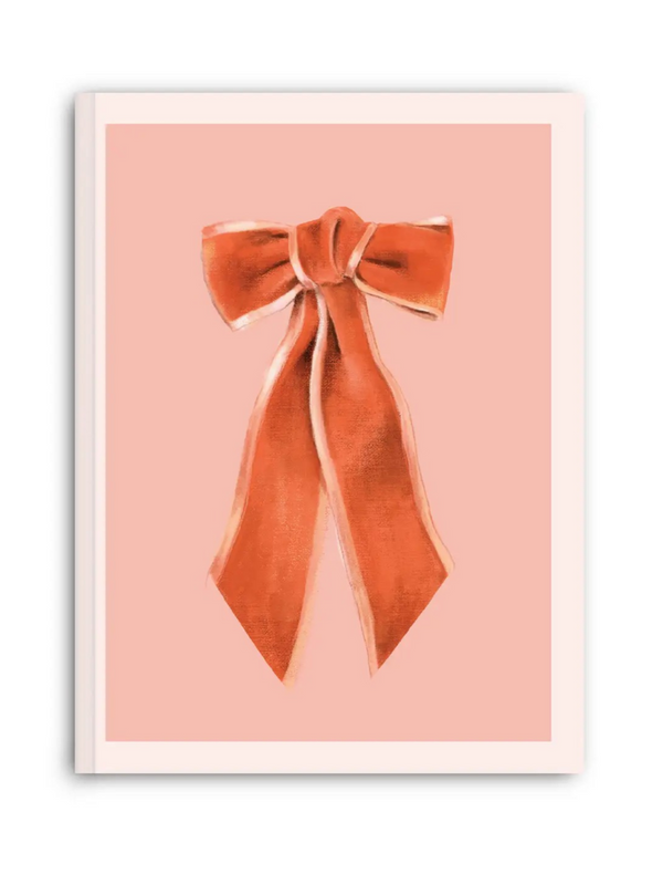 Antique Bow Softcover Notebook