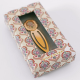 Folk Heart Metal Clip Bookmark