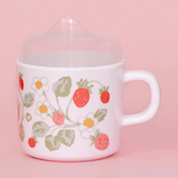 strawberry sippy cup