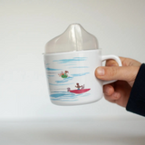 water skiers sippy cup