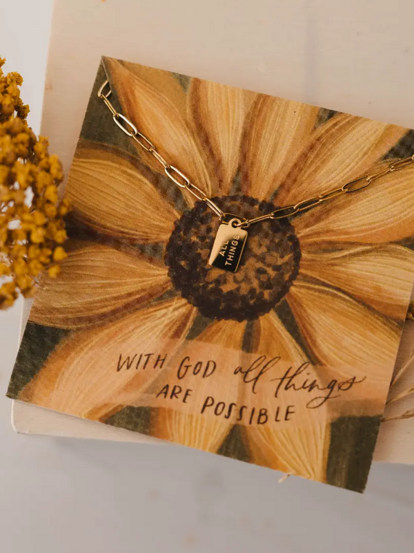 All Things Mini Tag Necklace