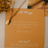 All Things Mini Tag Necklace