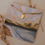 by grace mini tag necklace