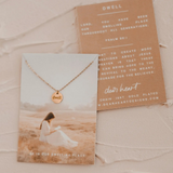 dwell disc necklace