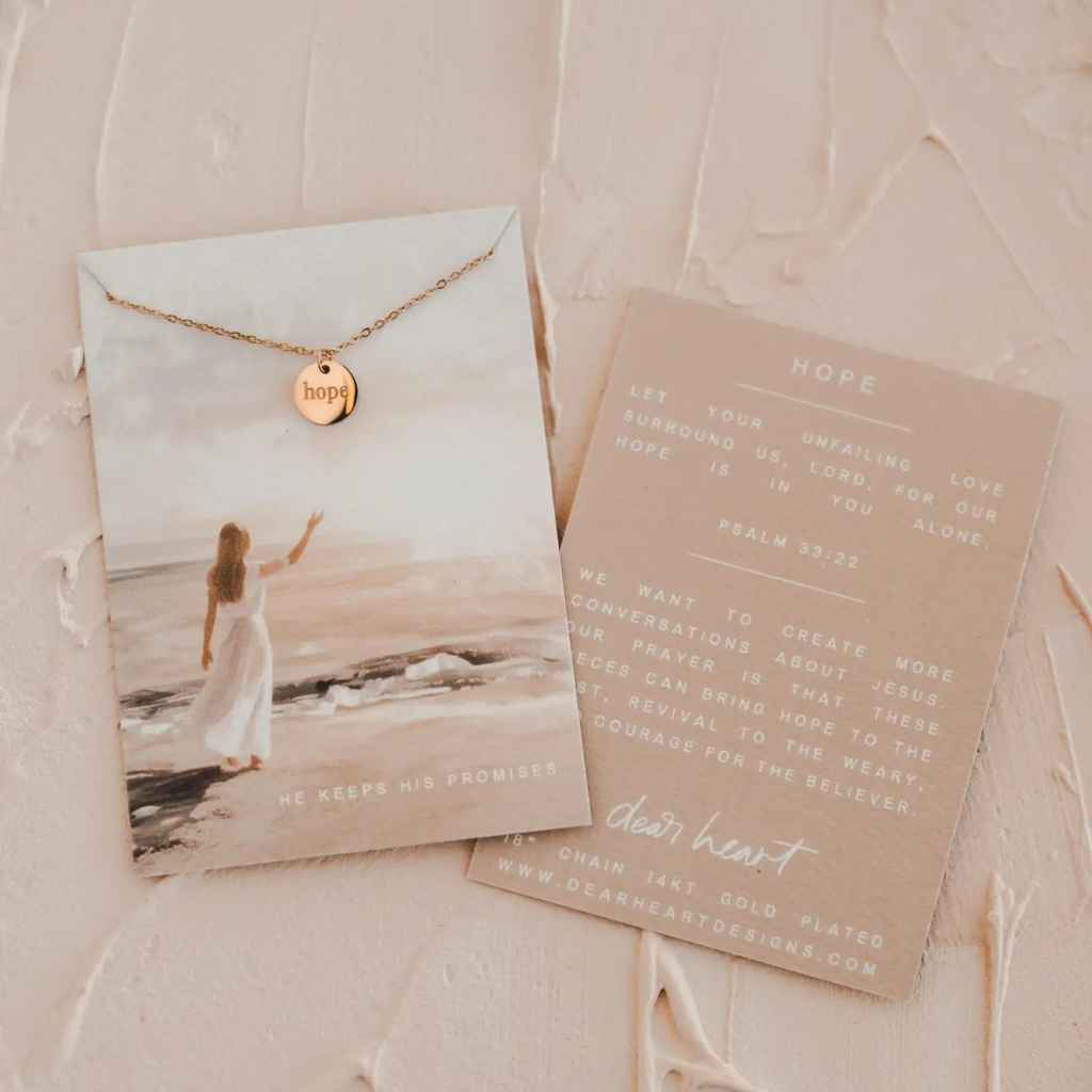 hope disc necklace