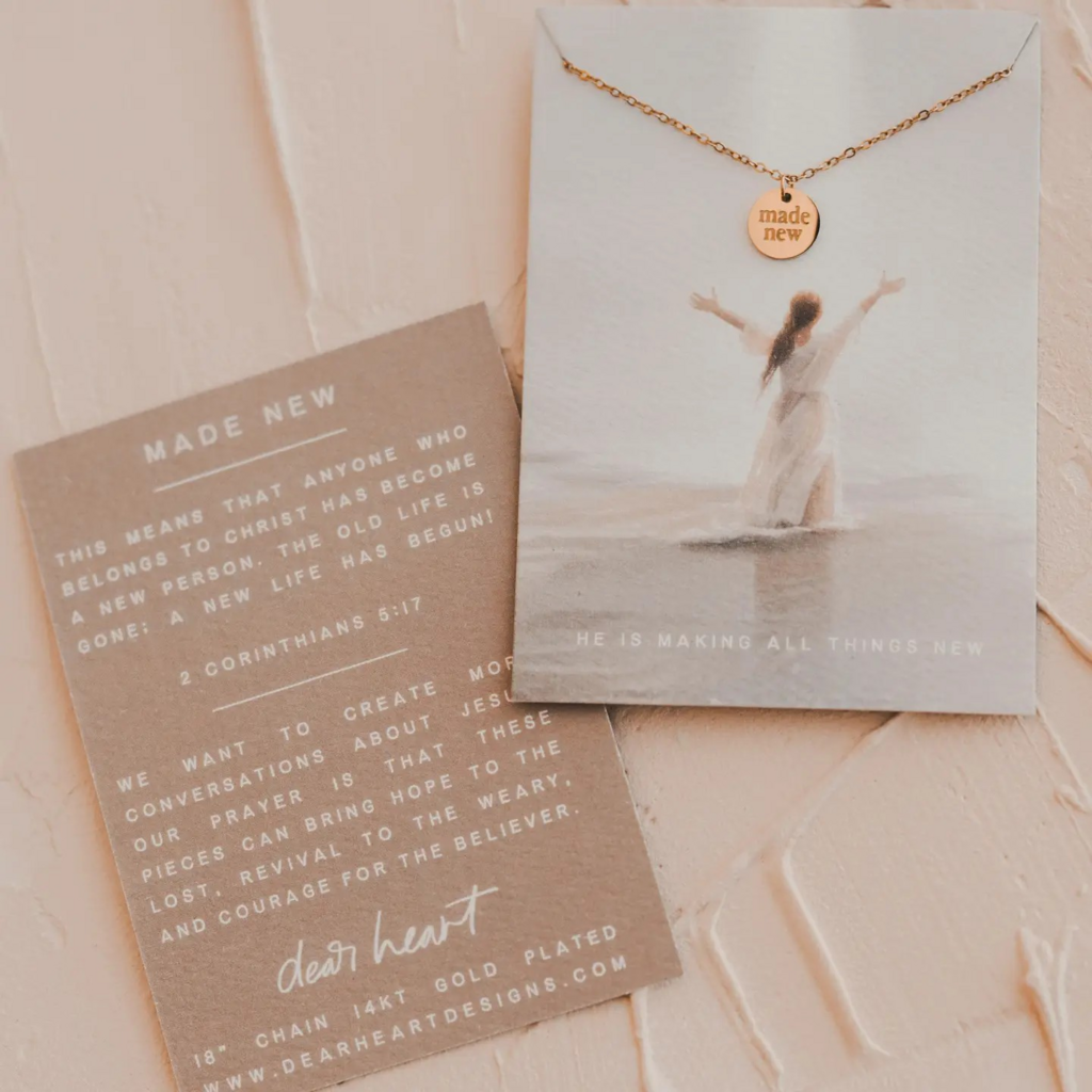 made new disc necklace