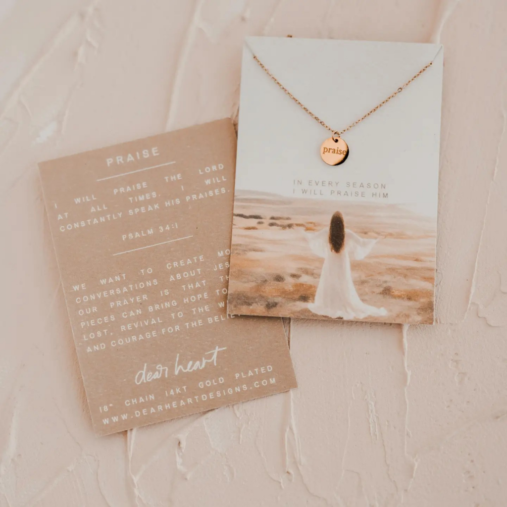 praise disc necklace