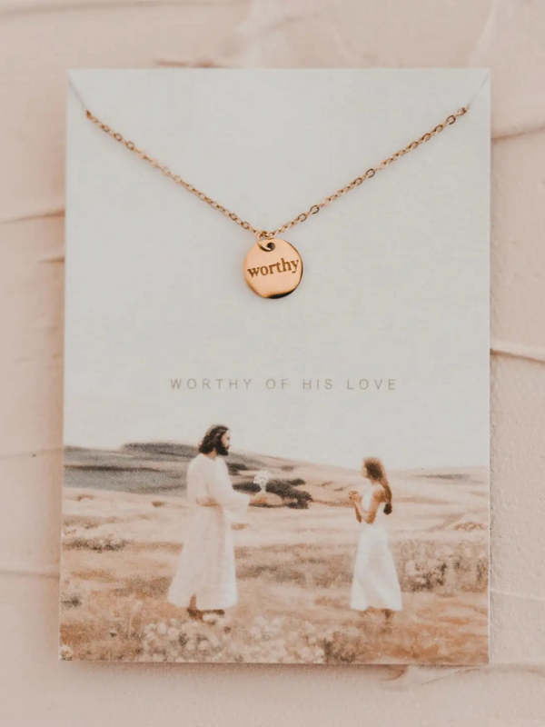 worthy disc necklace