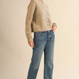 Mocha Marled Knit Cardigan