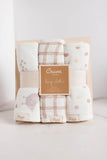 3 piece farmhouse goose burp cloth set