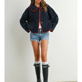 navy fleece jacket