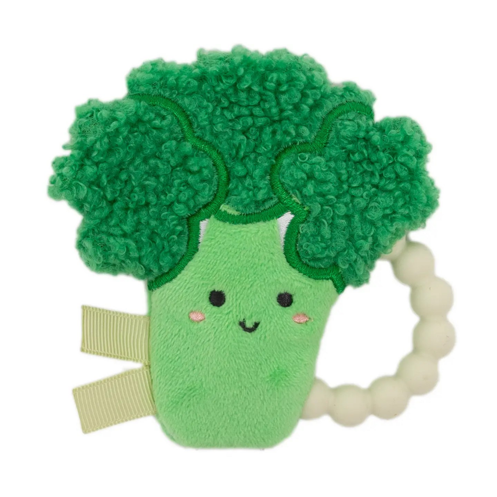 Broccoli Crinkle Baby Teether