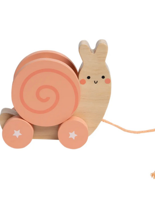 Snail Wooden Pull Toy