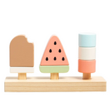Wooden Ice Cream Stacking Toy