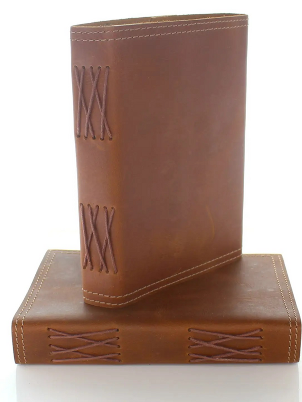 5"x7" Leather Journal with Double Stitching