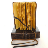 5"x7" Vintage Leather Journal with Strap