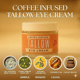 coffee infused eye cream