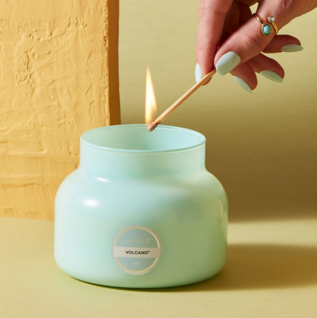 Aqua Volcano Candle