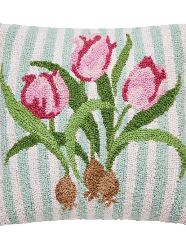 Pink Tulip Hook Pillow
