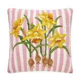 Yellow Daffodil Hook Pillow