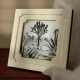 4x4 Neoclassical Resin Photo Frame White