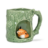 Tree Mug with a Fox