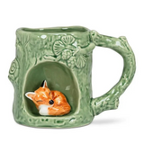 Tree Mug with a Fox