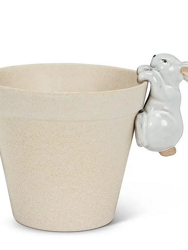 Climbing Bunny Pot Hanger-3.5"L
