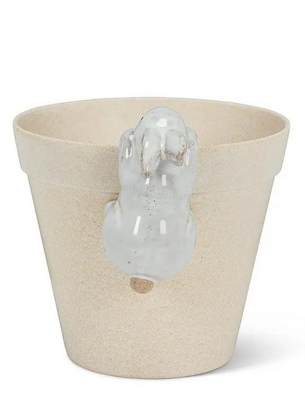 Climbing Bunny Pot Hanger-3.5"L