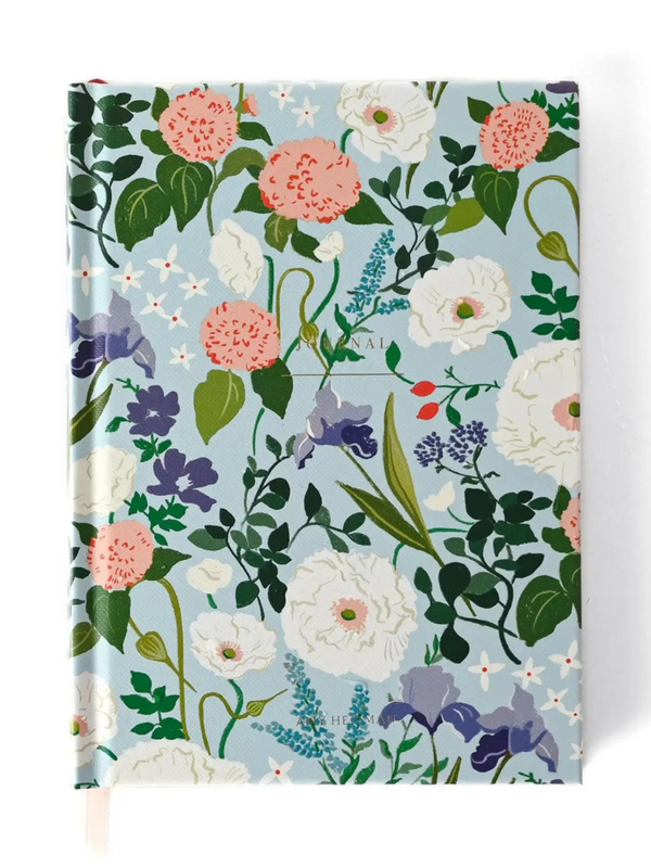 Blue Primavera Hardcover Journal