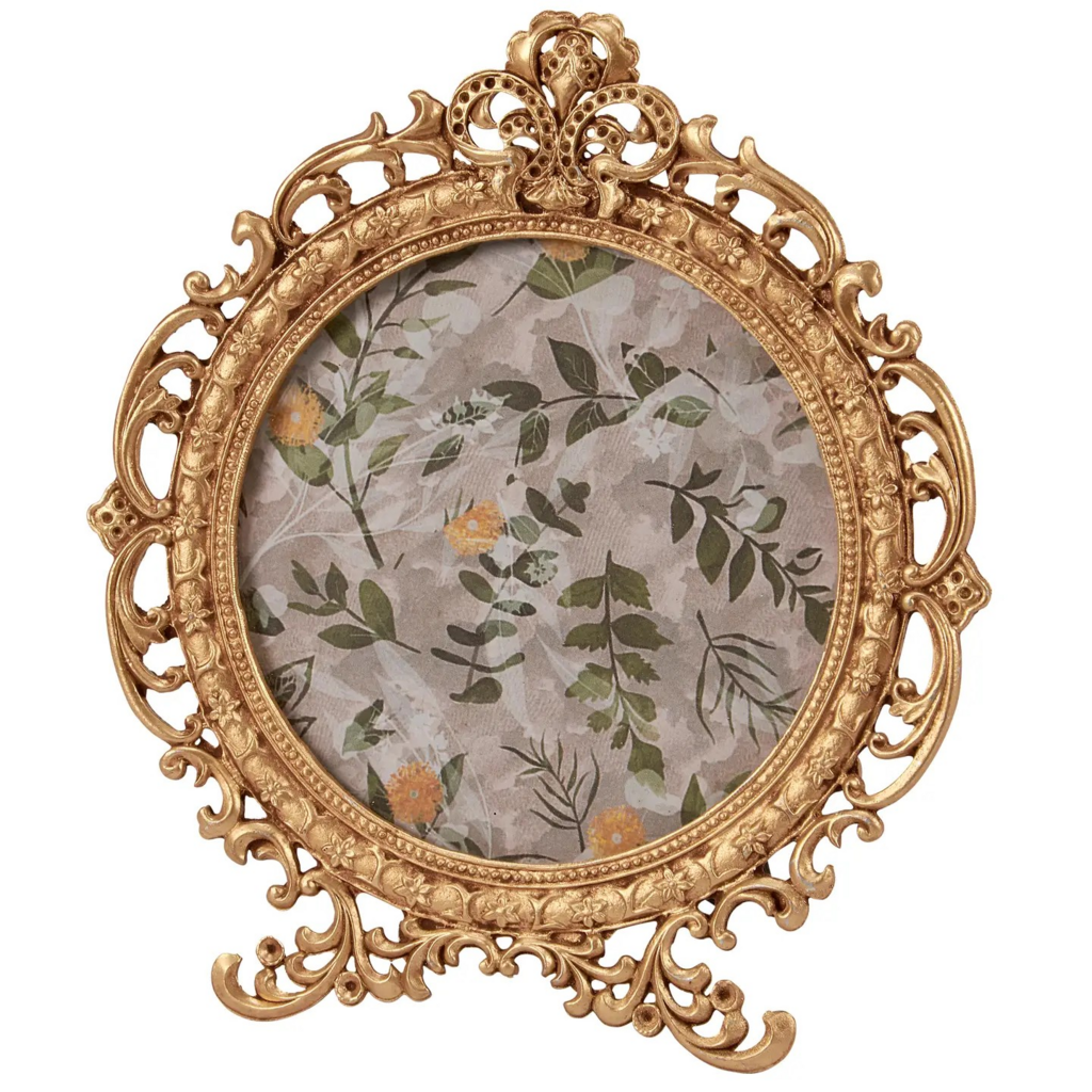 Ornate Gold Filigree Photo Frame