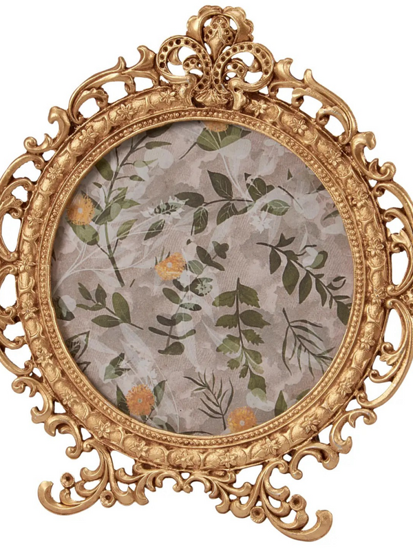 Ornate Gold Filigree Photo Frame