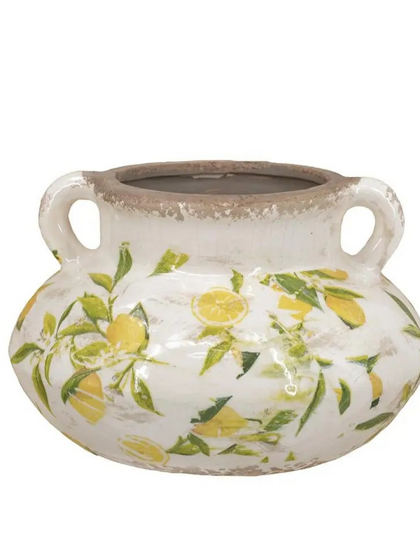 lemon harvest vase
