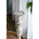 medium cream candlestick