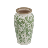 verdant whisper ceramic vase