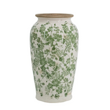 verdant whisper ceramic vase