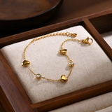 Gold Heart Bracelet