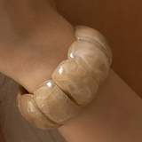 color block stretch cord bracelet