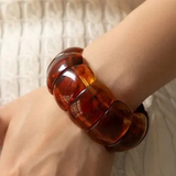 color block stretch cord bracelet