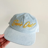sun's out buns out corduroy trucker hat