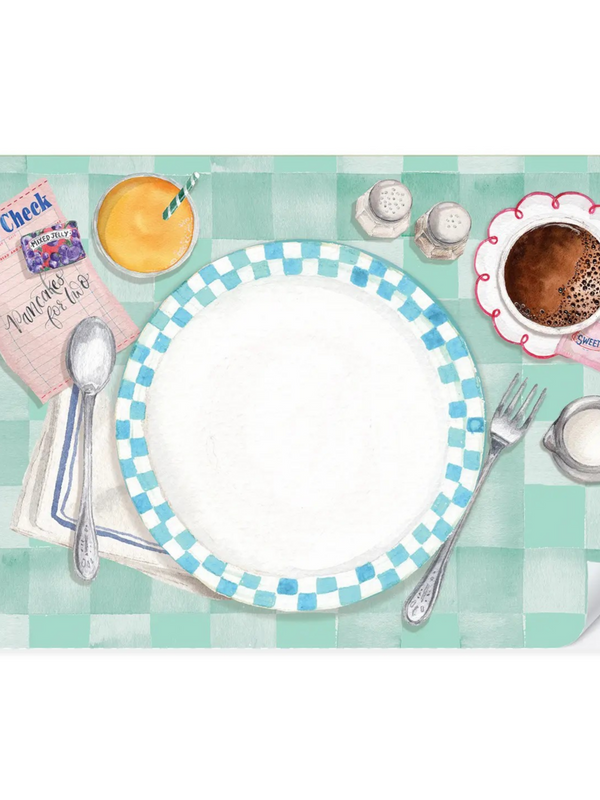 breakfast at the diner 25 tear off placemat pad